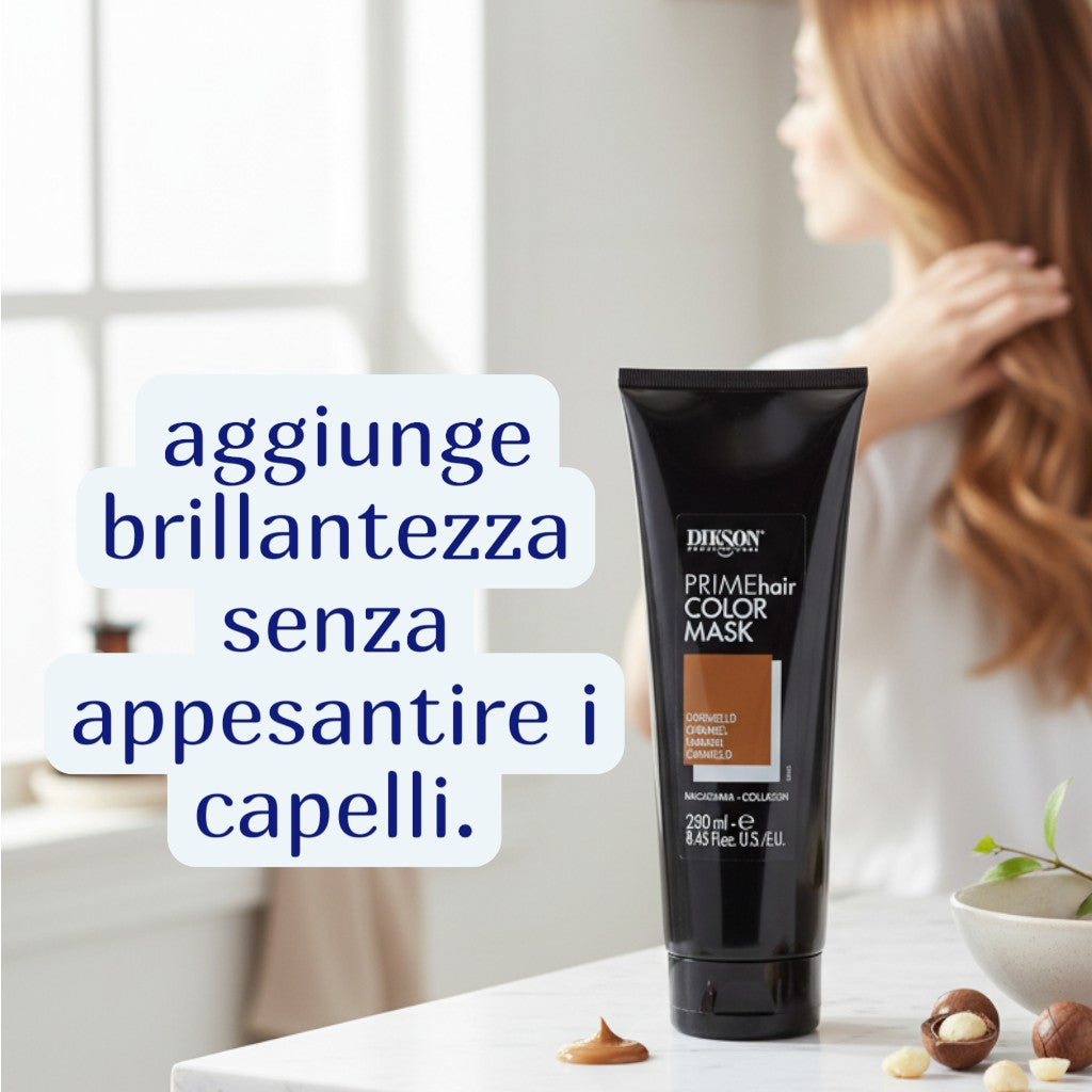 DIKSON PRIME MASK MASCHERA COLORATA CAPELLI CARAMELLO 250 ML