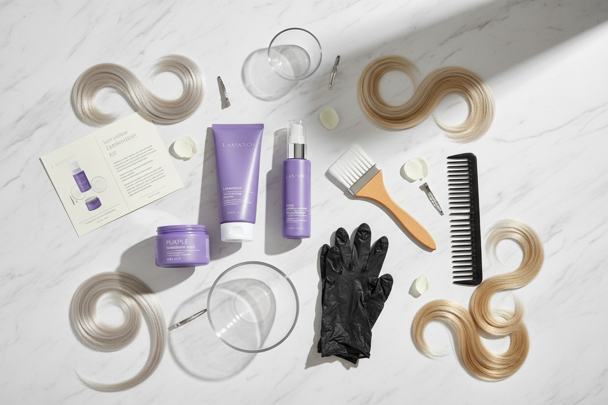 Dikson The IllaminAction No Yellow Laminazione Antigiallo home kit