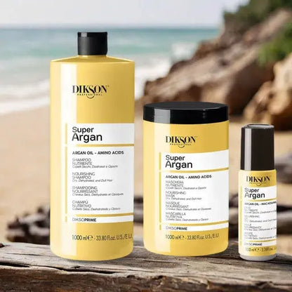 super argan: kit nutrizione, idratazione e luminosità per capelli - diksoprime KMdiKP