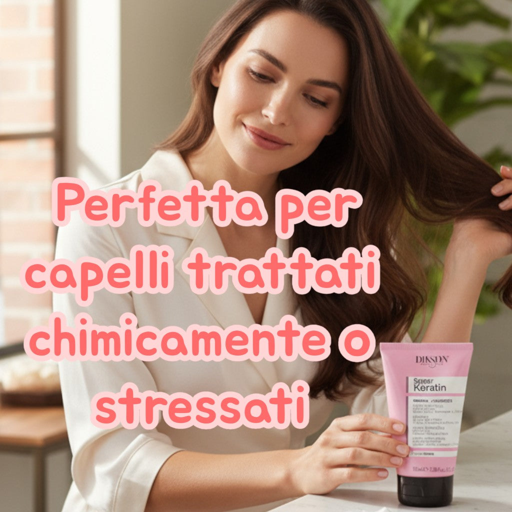 crema riparatrice con cheratina per capelli doppie punte - dikson prime KMdiKP