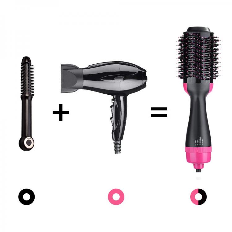 Spazzola Phon 2 In 1 Multifunzione One Step per Capelli