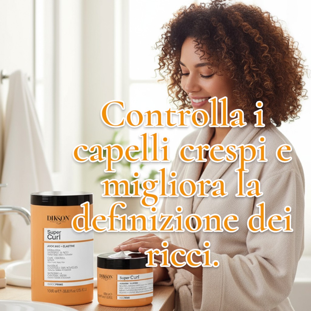 maschera di controllo super curl per capelli - diksoprime KMdiKP