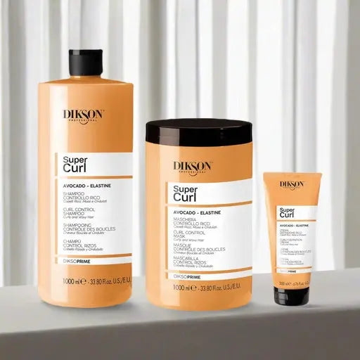 super curl: kit per capelli elastici, controllo perfetto e definizione totale - diksoprime KMdiKP