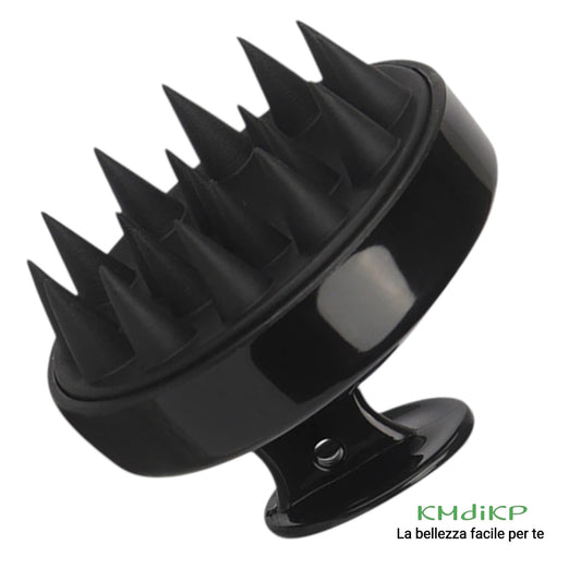 Spazzola Massaggiante in Silicone per Cuoio Capelluto - Stimola Crescita