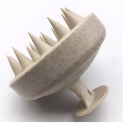 Spazzola Massaggiante in Silicone per Cuoio Capelluto