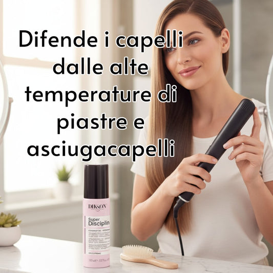 spray capelli termoprotettivo per piastra e asciugatrice - dikson prime KMdiKP