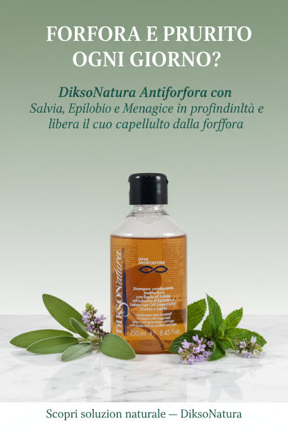 Shampoo Antiforfora Naturale Bio DiksoNatura - Salvia e Menta 100%