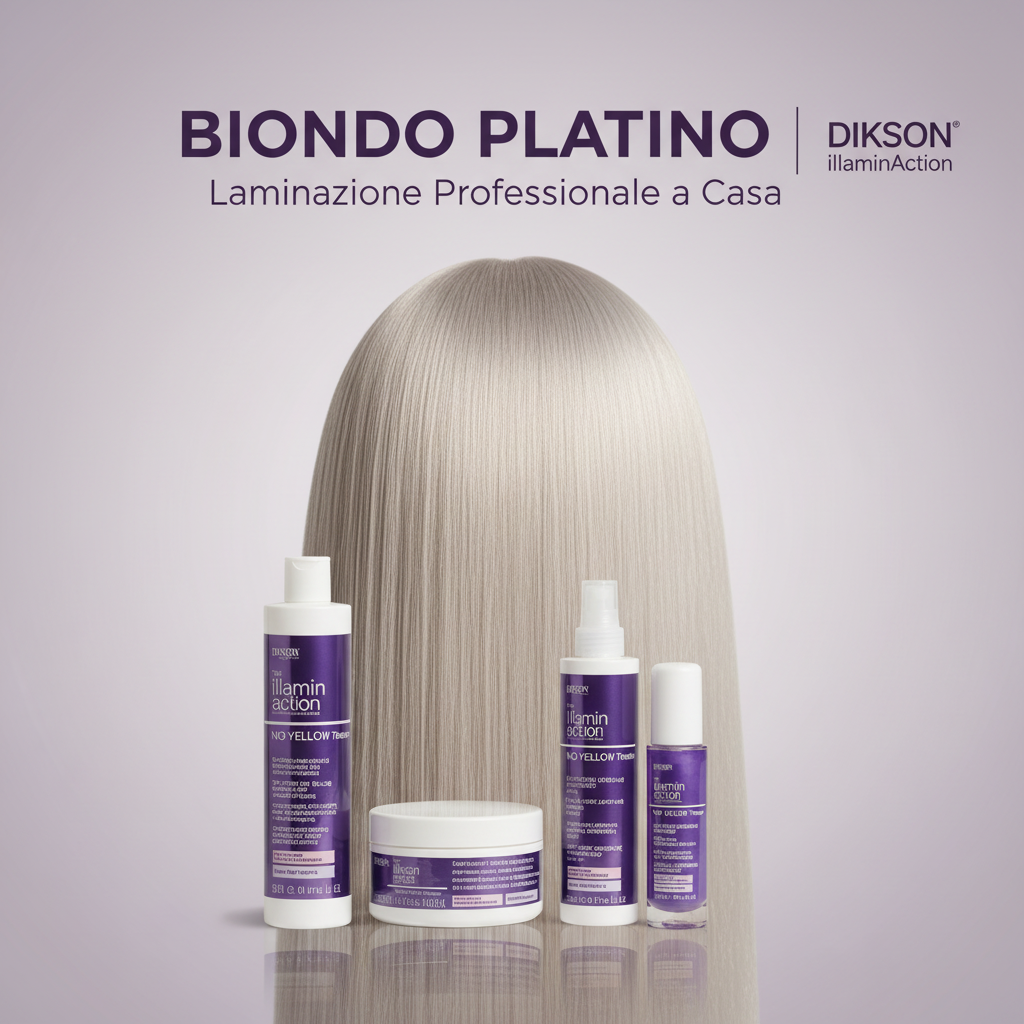 Dikson The IllaminAction No Yellow Laminazione Antigiallo home kit