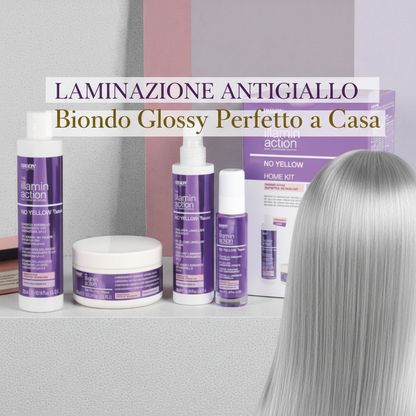 Dikson The IllaminAction No Yellow Laminazione Antigiallo home kit
