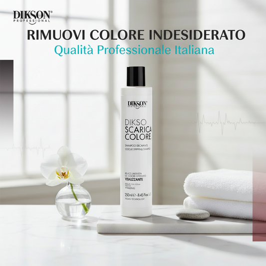 Dikson Scarica Colore Shampoo Decapante Professionale - Correzione Colore | Made in Italy