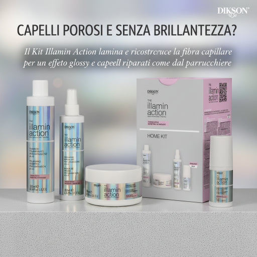 Kit Laminazione Ricostruzione IllaminAction Home - Capelli Ristrutturati e Glossy | DIKSON