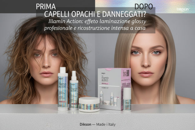 Kit Laminazione Ricostruzione IllaminAction Home - Capelli Ristrutturati e Glossy | DIKSON