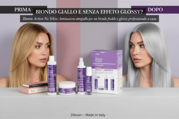Dikson The IllaminAction No Yellow Laminazione Antigiallo home kit