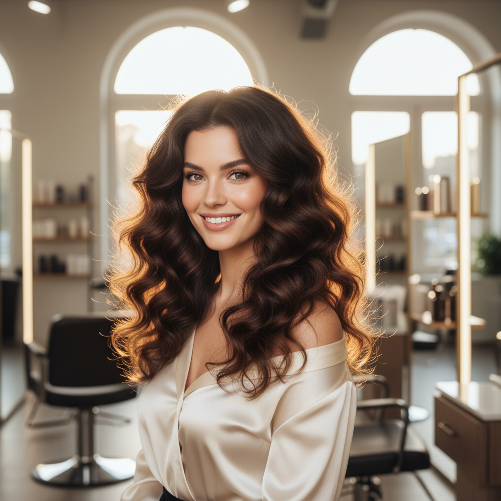 Risultato capelli voluminosi con corpo e movimento - Spray Volumizzante DIKSON Prime