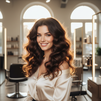 Risultato capelli voluminosi con corpo e movimento - Spray Volumizzante DIKSON Prime