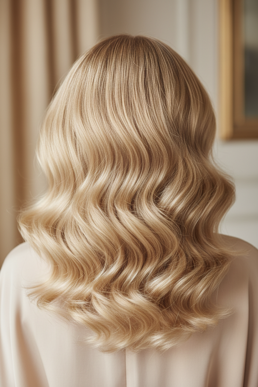 Capelli voluminosi e pieni dopo trattamento Super Volume - risultato professionale