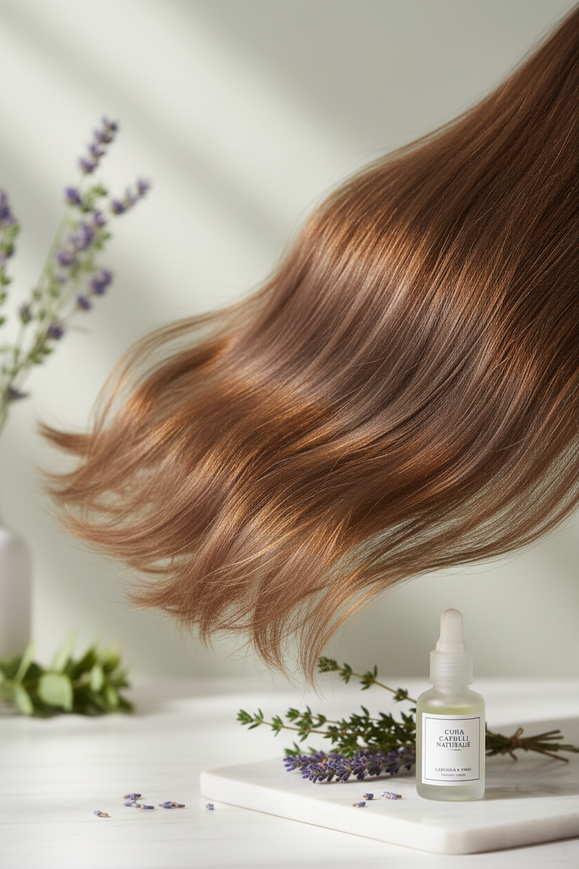 Capelli normali sani e luminosi con Kit DiksoNatura naturale - risultato bio