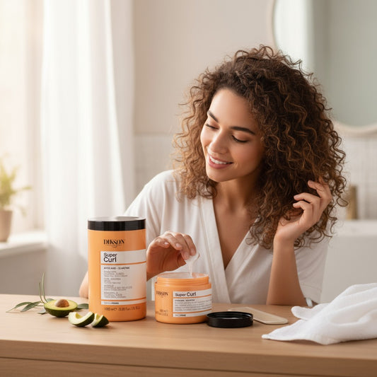 maschera di controllo super curl per capelli - diksoprime KMdiKP