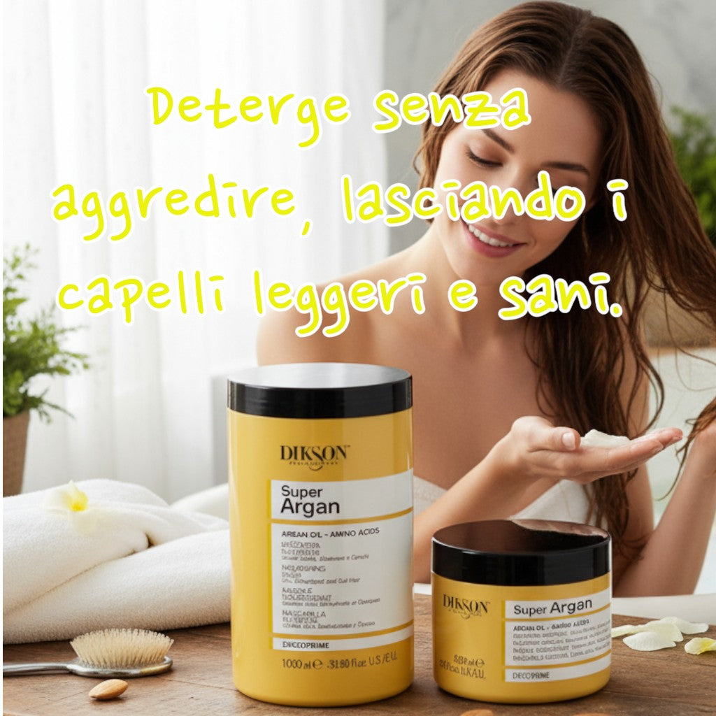 super argan: maschera nutriente per capelli - diksoprime KMdiKP