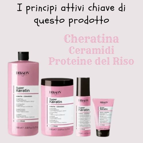 super keratina: kit per ristrutturazione immediata e intensa per capelli - diksoprime - KMdiKP